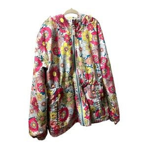 Jessica Simpson Girls' Little Lightweight Anorak Jacket with Jersey Lining